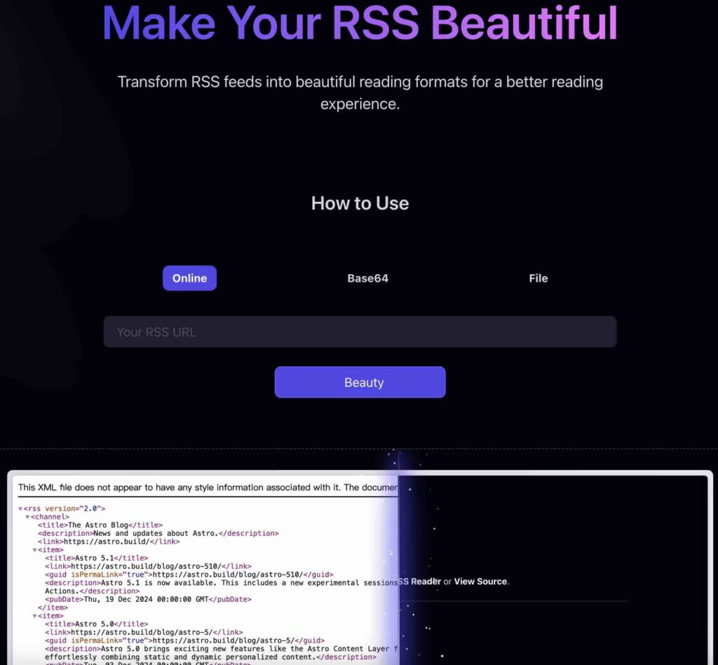 RSS Beauty