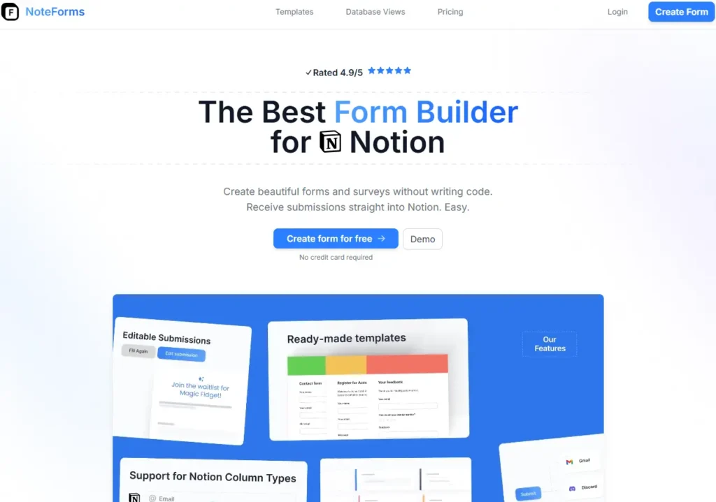 Notion Forms
