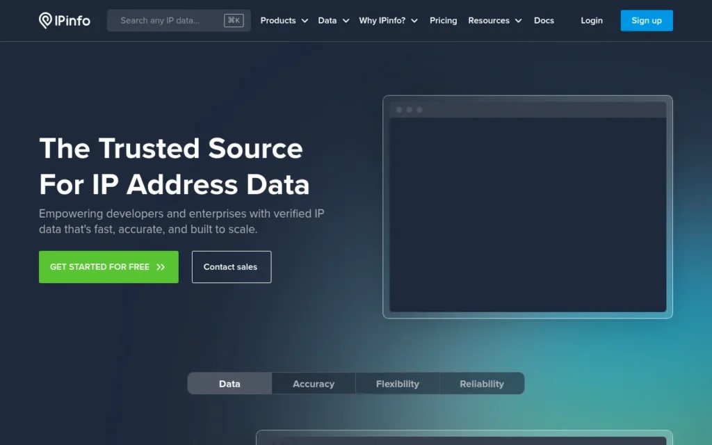 IPinfo | The Trusted IP Data Provider for Developers & Enterprises