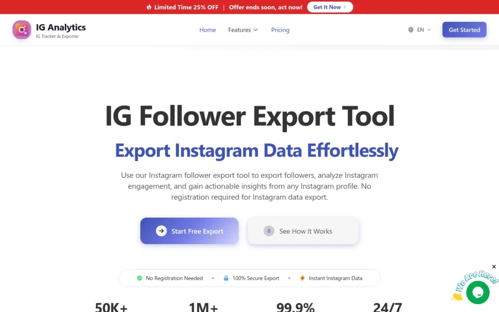 IG Follower Export Tool