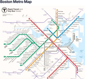 Boston Metro Map