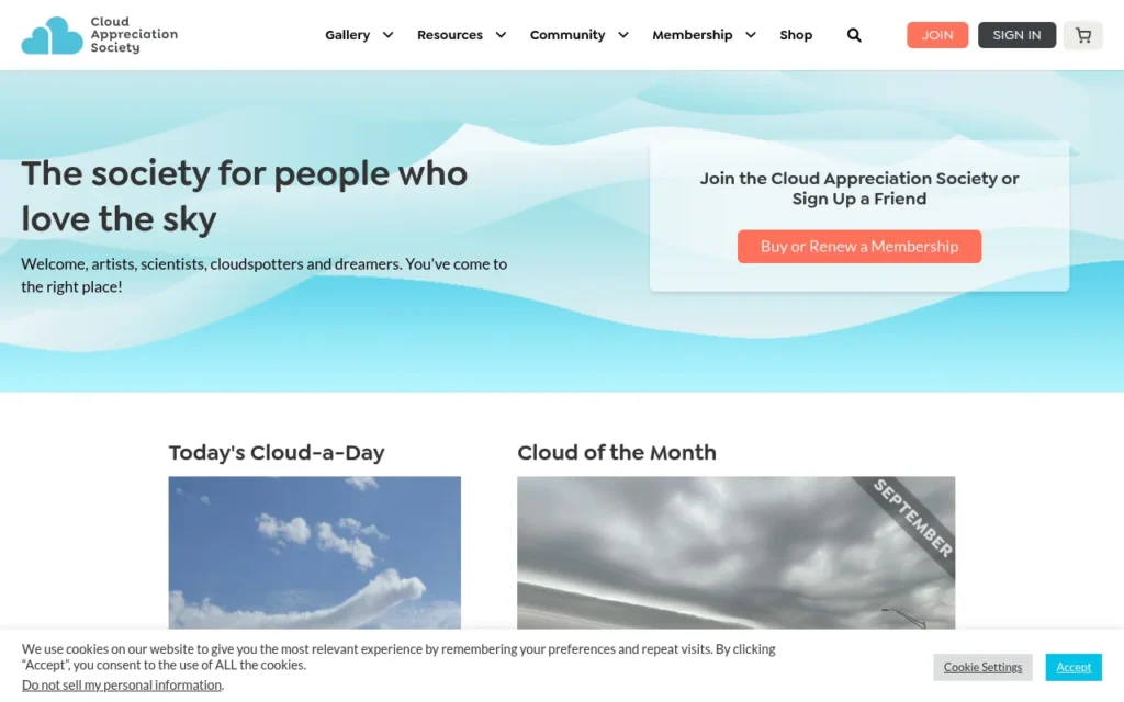 The Cloud Appreciation Society - Cloud Appreciation Society